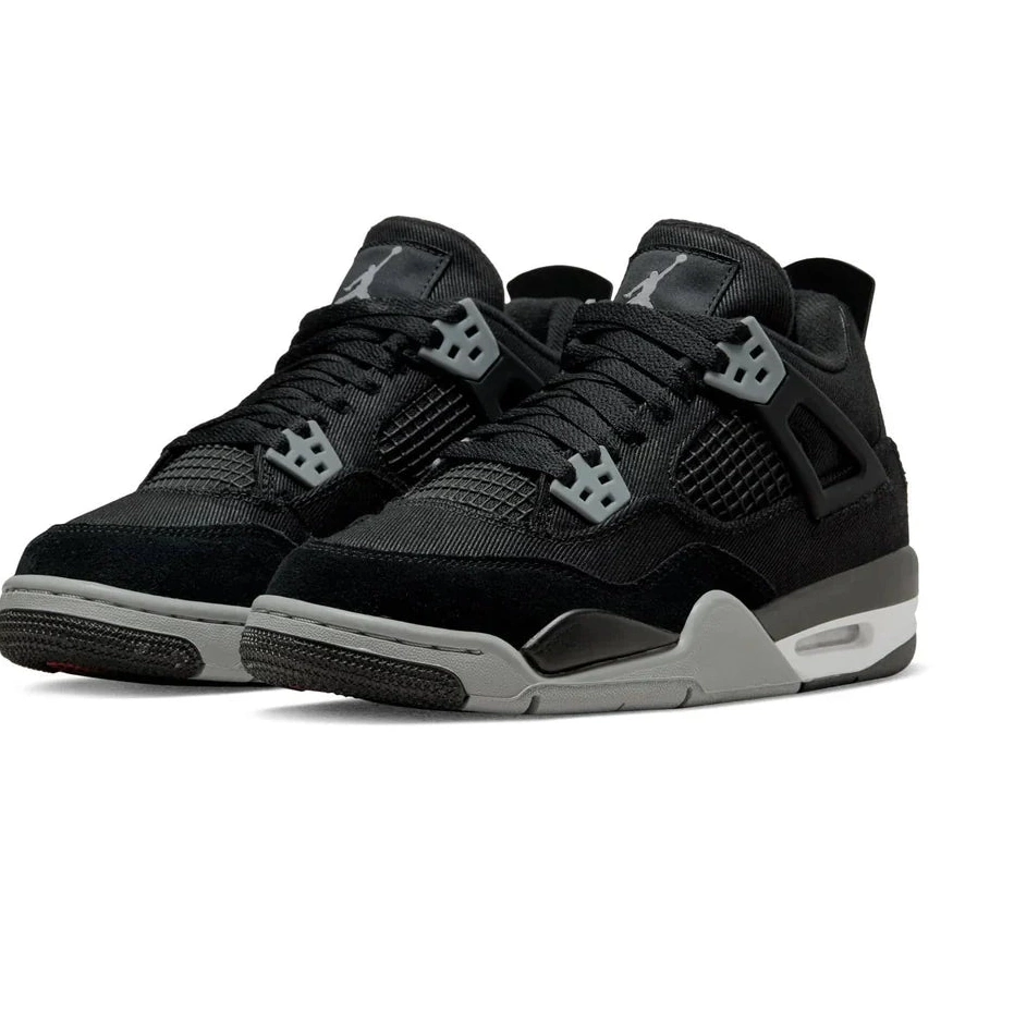 Canvas GS 4 Jordan Air Black Retro 0516